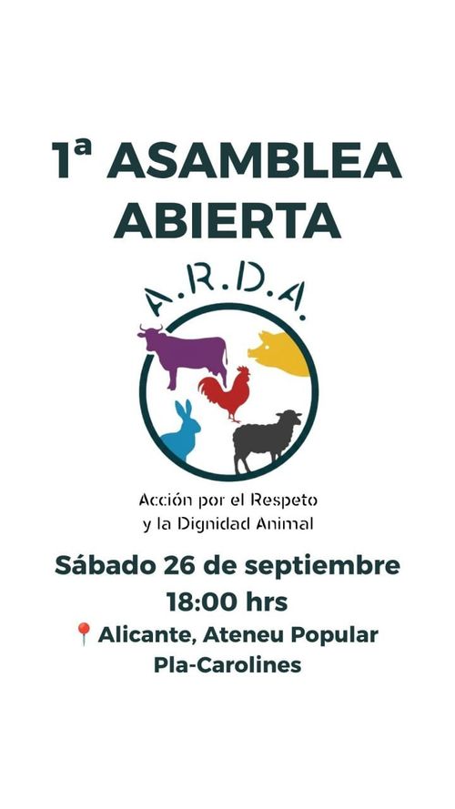 1ª Asamblea abierta A.R.D.A.