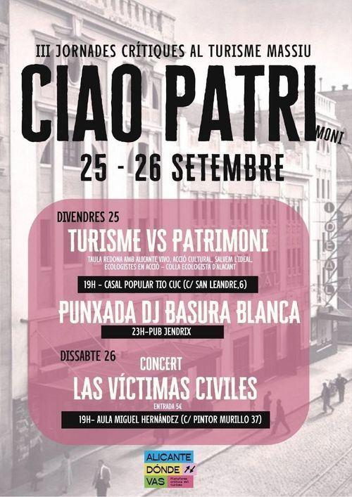 Concert Las Víctimas Civiles (III edició de les Jornades Crítiques al Turisme Massiu)