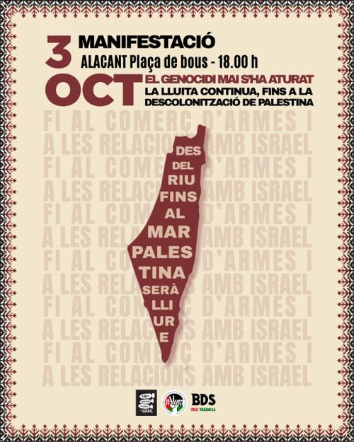 Manifestació 3 OCT - El genocidi mai s'ha aturat